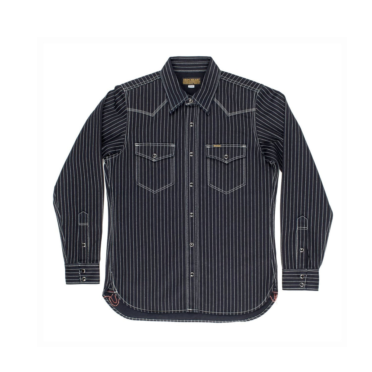 Iron Heart IHSH-62-IND 12oz Wabash Western Shirt Indigo