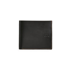 RRL Leather Billfold Black Over Brown