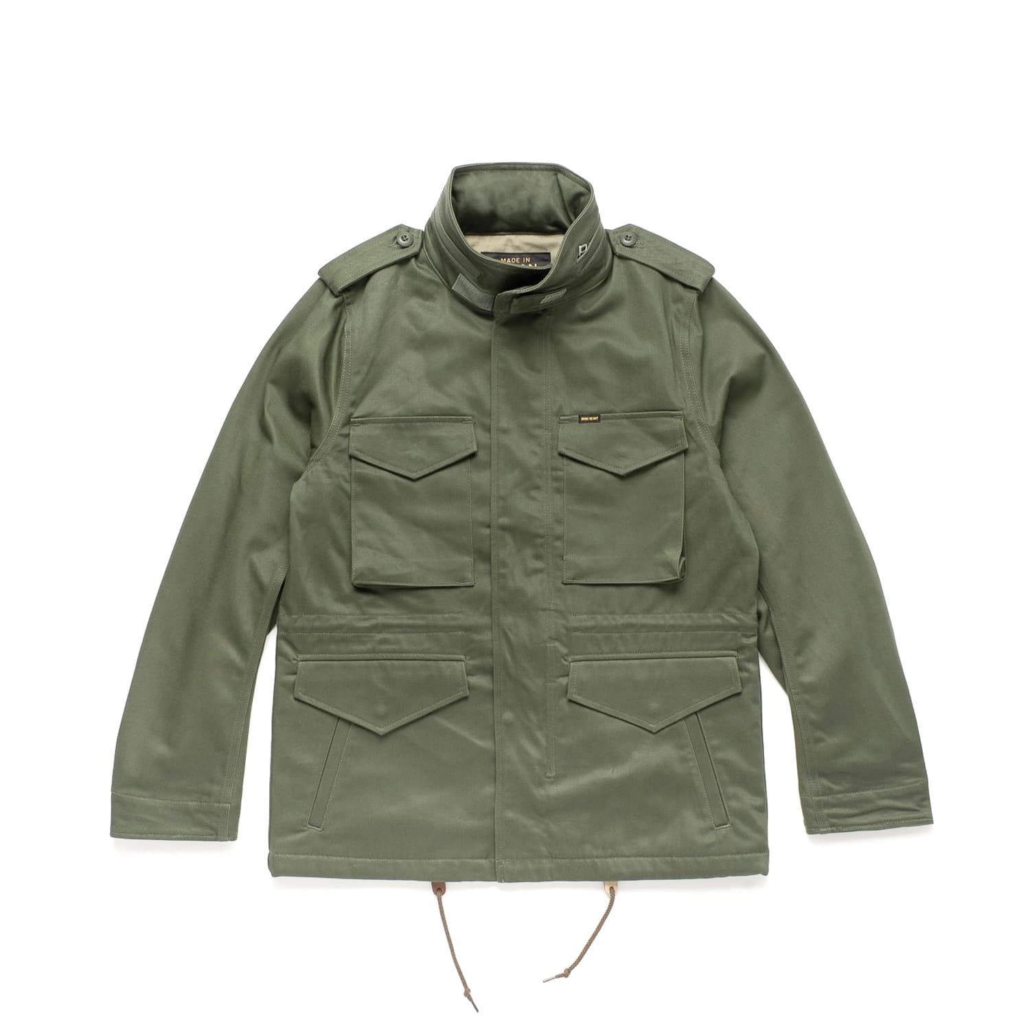 Iron Heart IHM-27-OLV Sateen M-65 Field Jacket