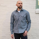 Rogue Territory 12oz Light Indigo Canvas Work Shirt