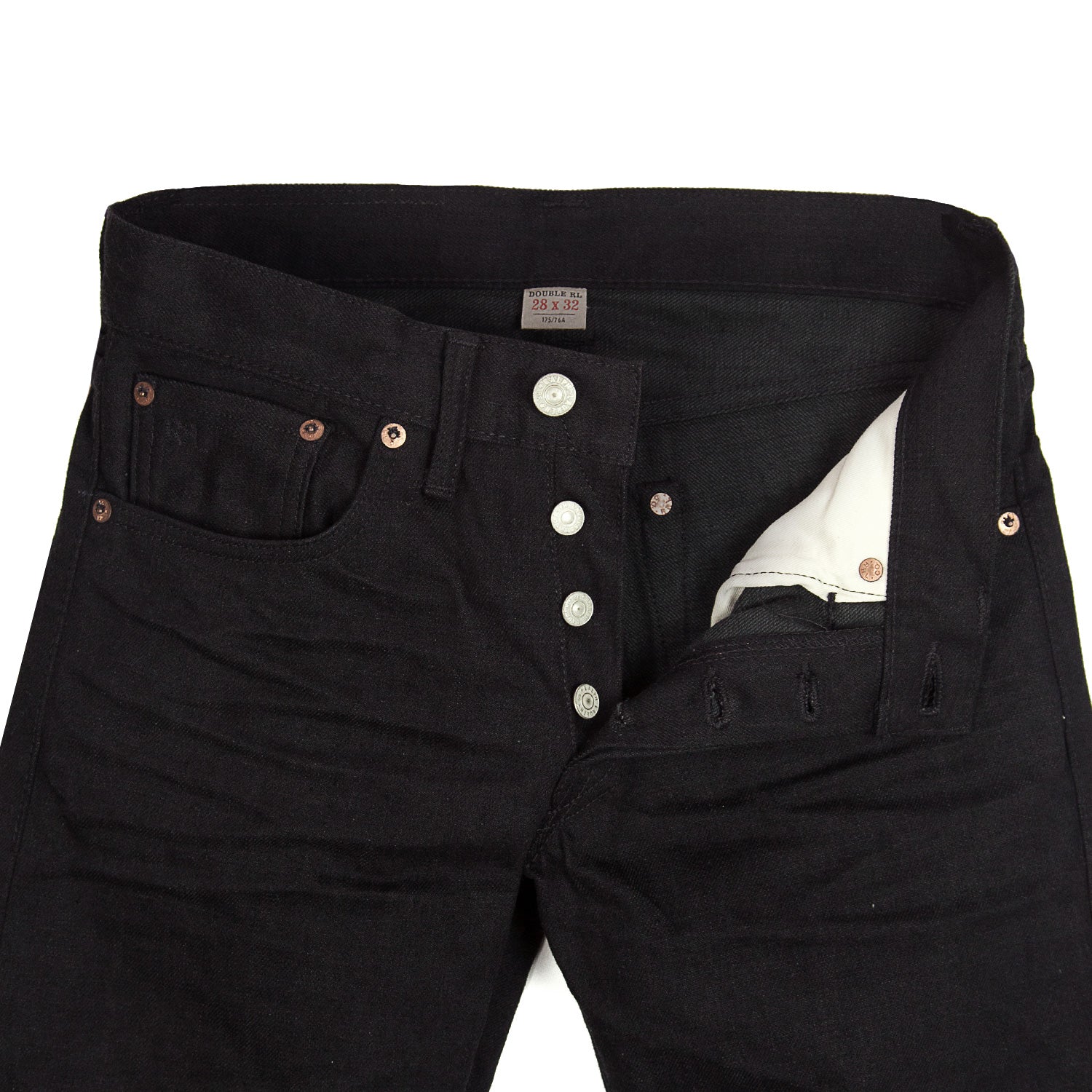 RRL Slim Fit Jeans Black