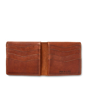 RRL Roughout Suede Billfold Wallet Light Java