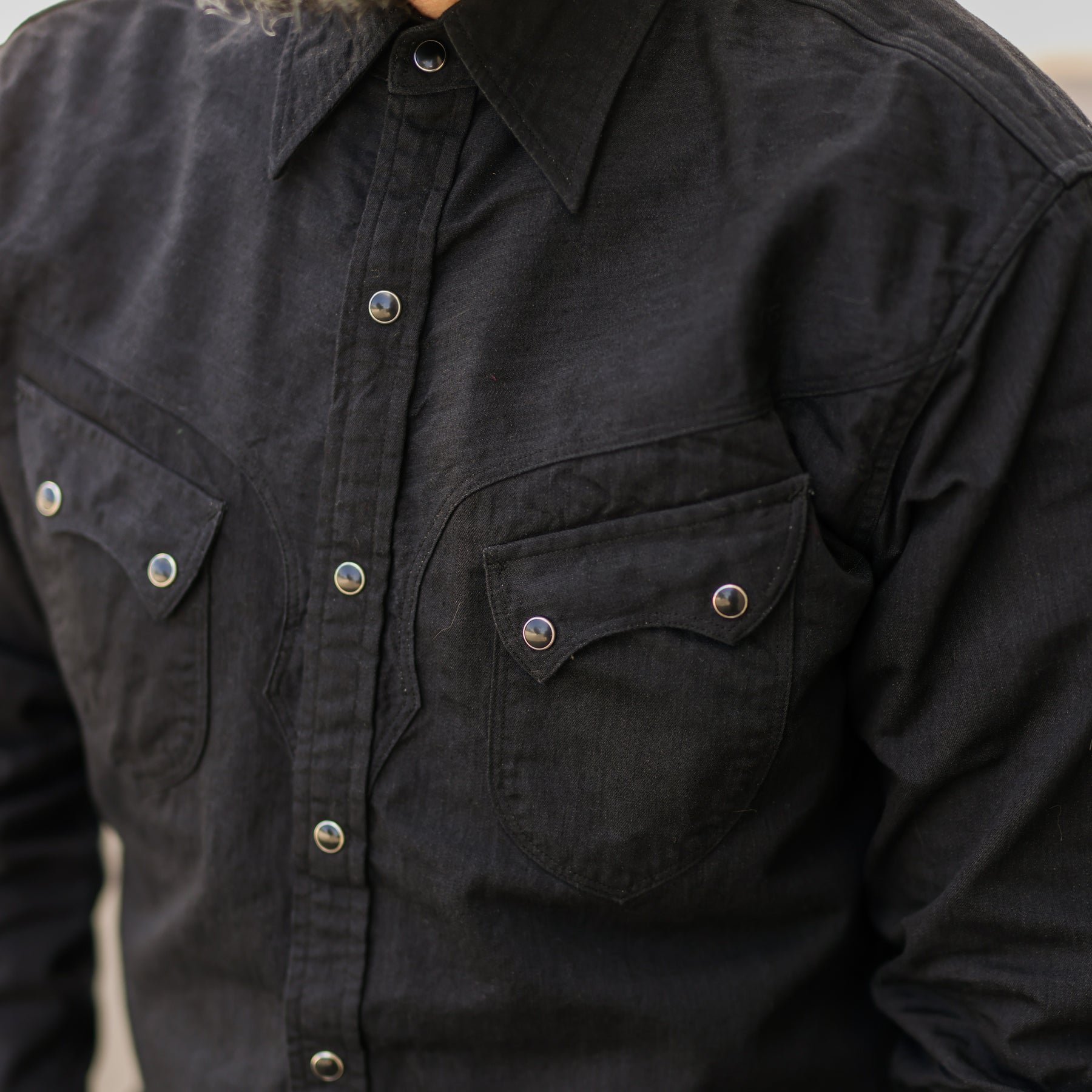 Stevenson Overall Co. Cody Western Shirt Black