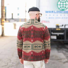 Stevenson Overall Co. Lone Wolf Chore Jacket Gray Jacquard