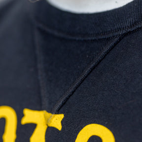 The Flat Head Hot Oil Crewneck Sweatshirt Black FINAL SALE