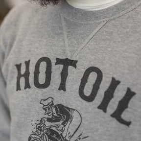 The Flat Head FN-SWC-212 Sweatshirt Hot Oil Gray