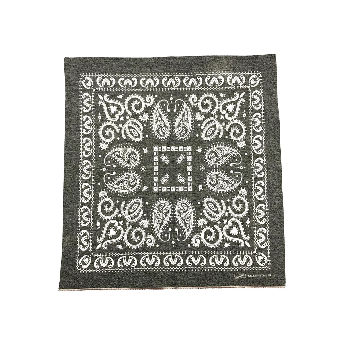 Anonymous Ism Vintage Selvedge Cloth Bandana Black