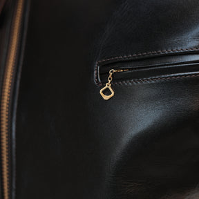 Y'2 Leather HR-01 Horsehide Cross-Zip Single Rider Jacket
