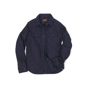 UES Heavy Flannel Work Shirt Indigo