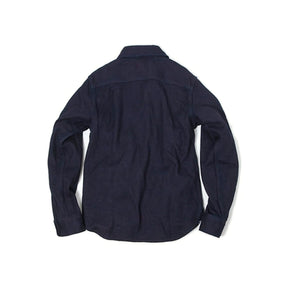 UES Heavy Flannel Work Shirt Indigo