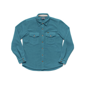 Iron Heart IHSH-287-TUR Microfleece CPO Shirt Turquoise