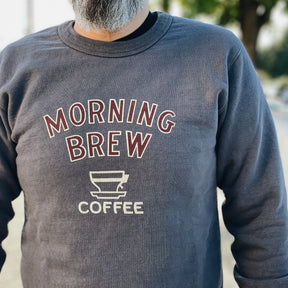 UES Coffee Crewneck Sweatshirt Navy