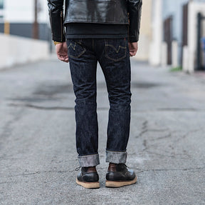 Iron Heart IH-555S-SLB 16oz Slubby Selvedge Denim Super Slim Indigo