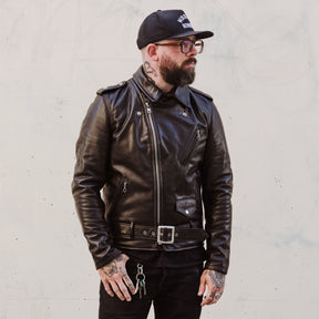 Schott NYC 519 Waxy Natural Cowhide 50's Perfecto
