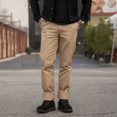 Iron Heart IH-730-KHA Heavy Cotton Regular Fit Chinos Khaki