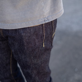 Iron Heart IH-777S-SLB 16oz Slubby Selvedge Denim Slim Tapered Jeans Indigo