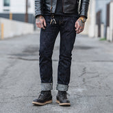 Iron Heart IH-555S-SLB 16oz Slubby Selvedge Denim Super Slim Indigo