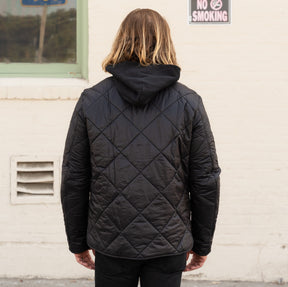 Barbour Liddesdale Cardigan Quilted Jacket Black