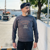 UES Coffee Crewneck Sweatshirt Navy