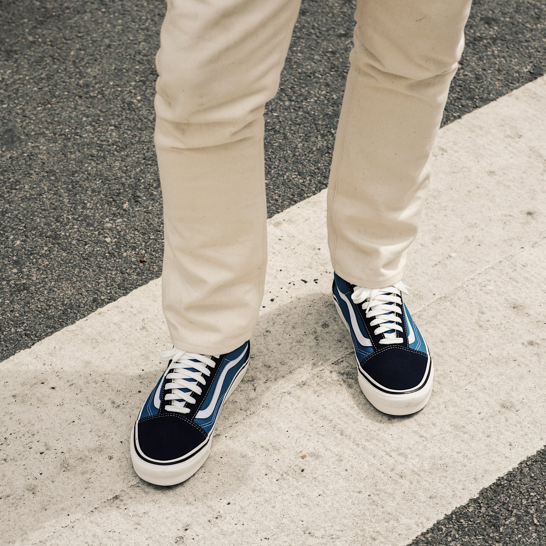 Vans old skool anaheim navy Clearance