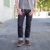Iron Heart IH-777S-SLB 16oz Slubby Selvedge Denim Slim Tapered Jeans Indigo