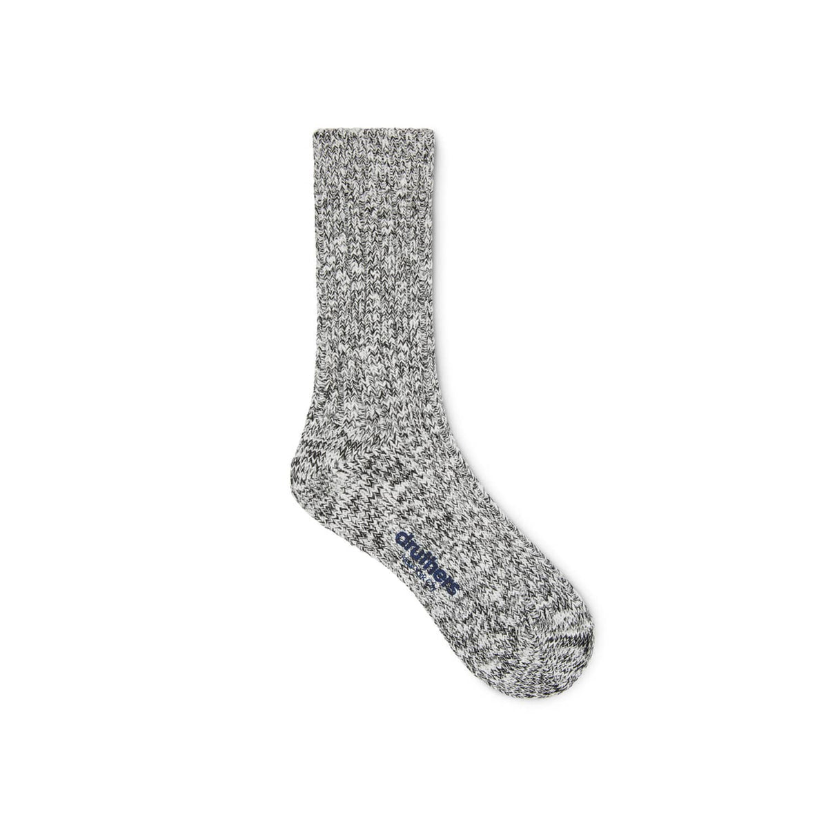 Druthers NYC Organic Cotton Rib Slub Crew Sock