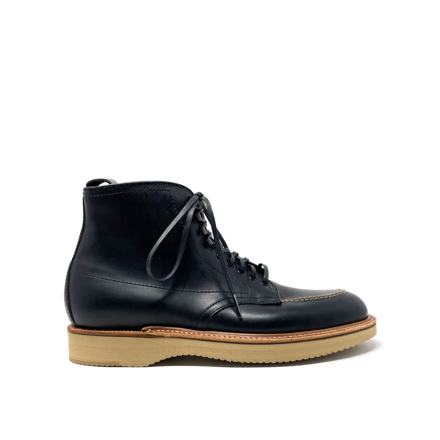 Alden x Snake Oil Provisions "NoMad" Indy Boot Black Chromexcel