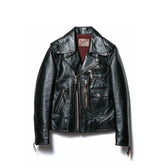 Y'2 Leather HR-55 Horsehide D-Pocket Double Rider Jacket